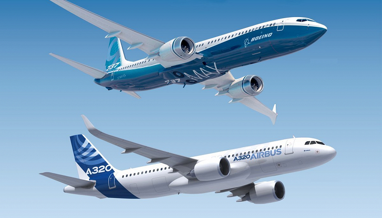 Boeing собирается нарастить производство Boeing 737 до 60 самолётов в месяц, а Airbus планирует выпускать по 75 бортов A320neo